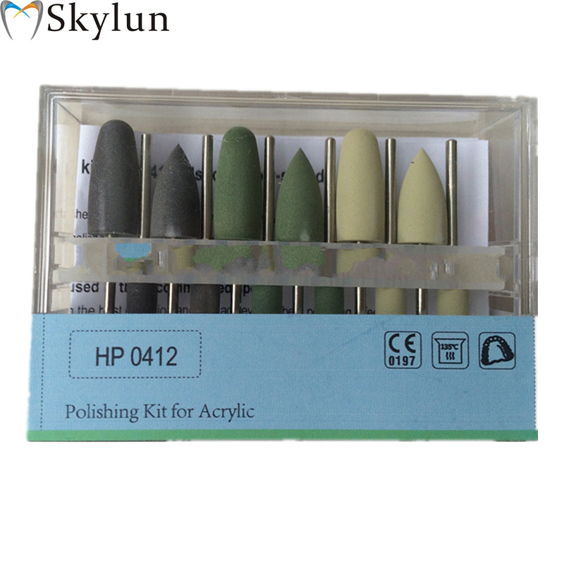 Dental Handpiece Low Speed - Dental-Kunstharz-Basis Prothesen-Polierset für Niedrigdrehzahl-Handstück - Set