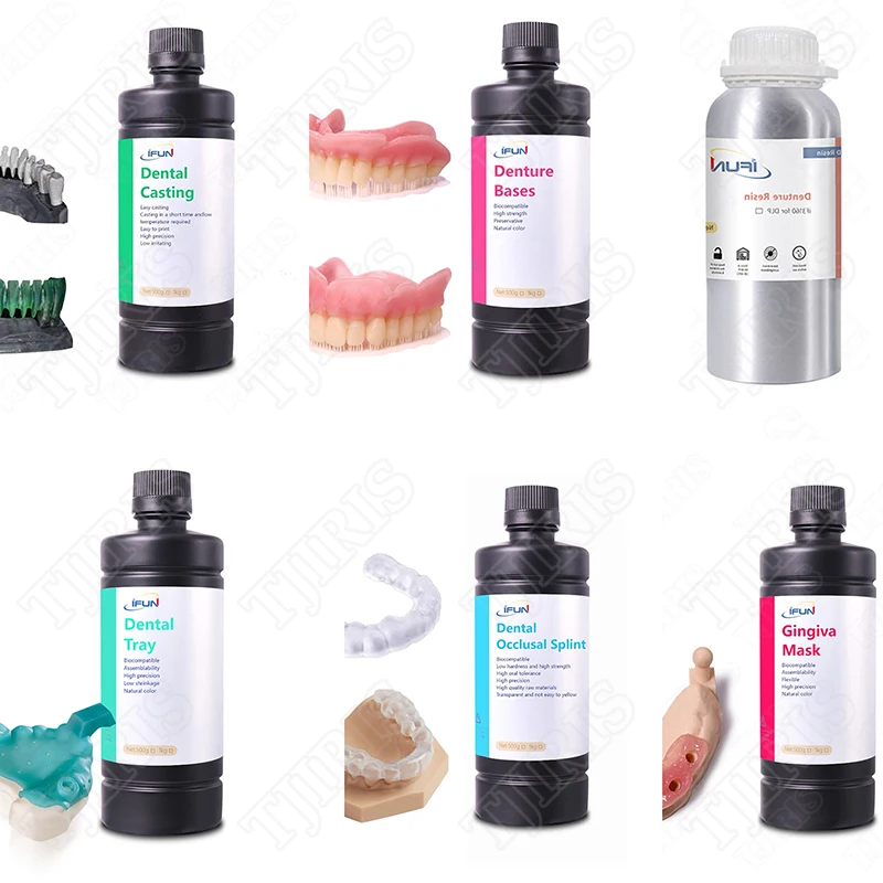 Dental 3D Printer Resin - IFUN 1kg 3D-Drucker-Harz für 405nm DLP/LCD