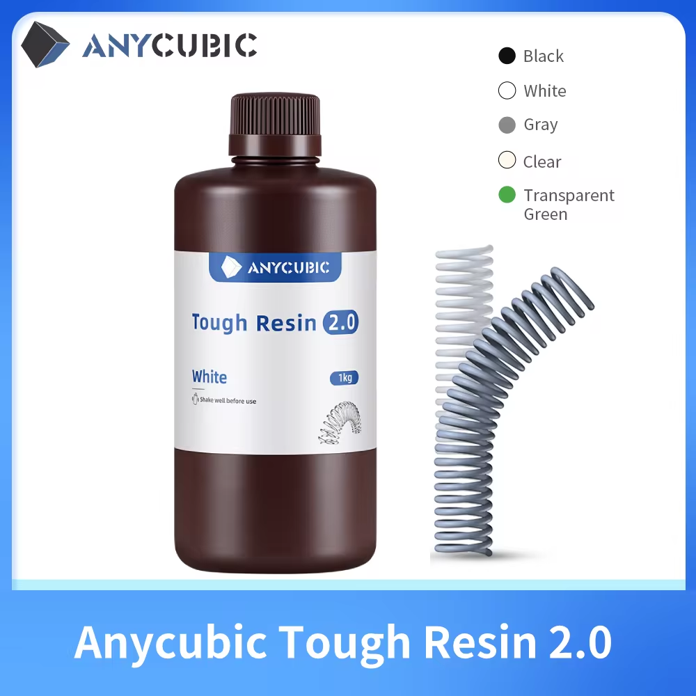 Dental 3D Printer Resin - Anycubic Flexibles robustes Harz 2.0 LCD