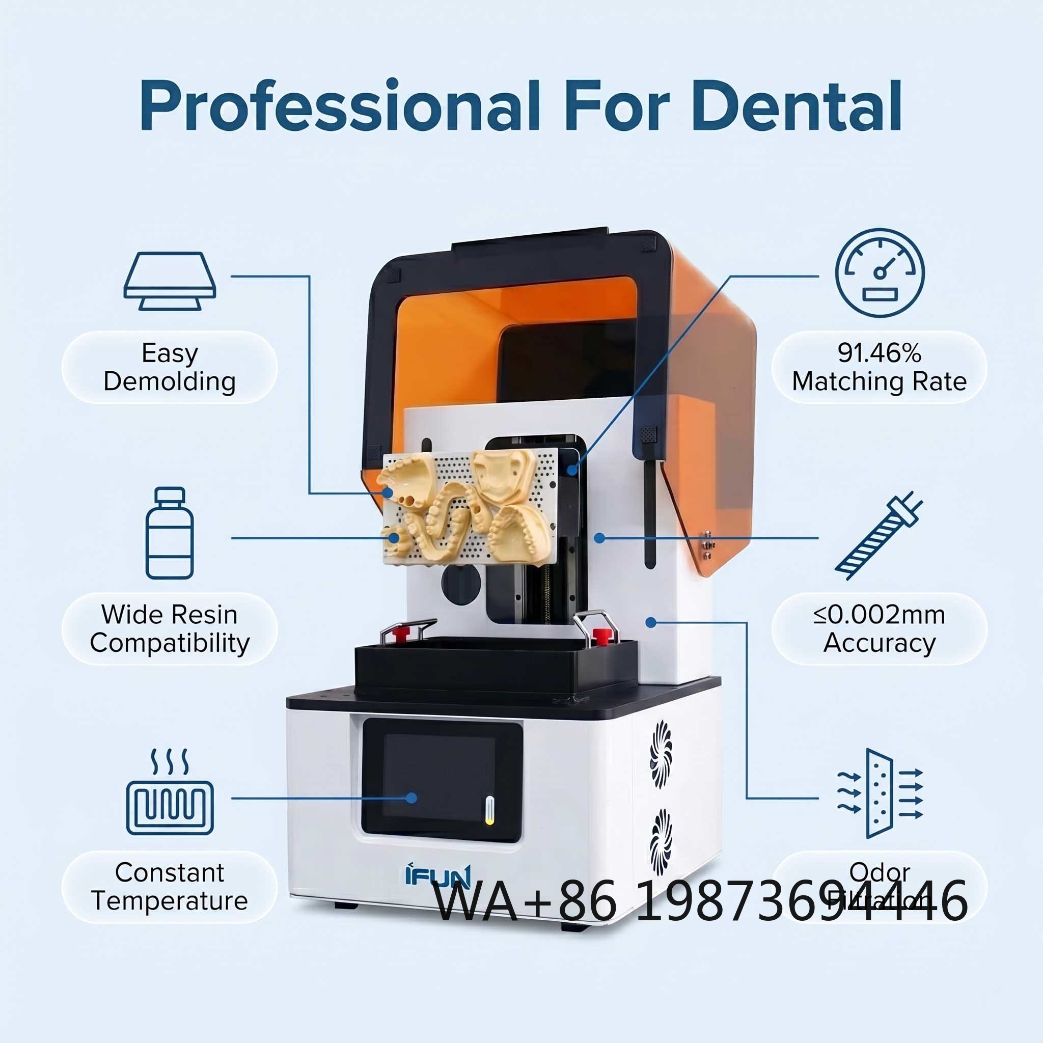 Professioneller Dental-3D-Druc – Dental 3D Printer Resin Bewertung und Preis